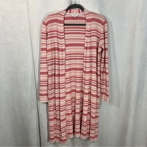Time And Tru Candigan/Sweater‎ Stripe Size Large